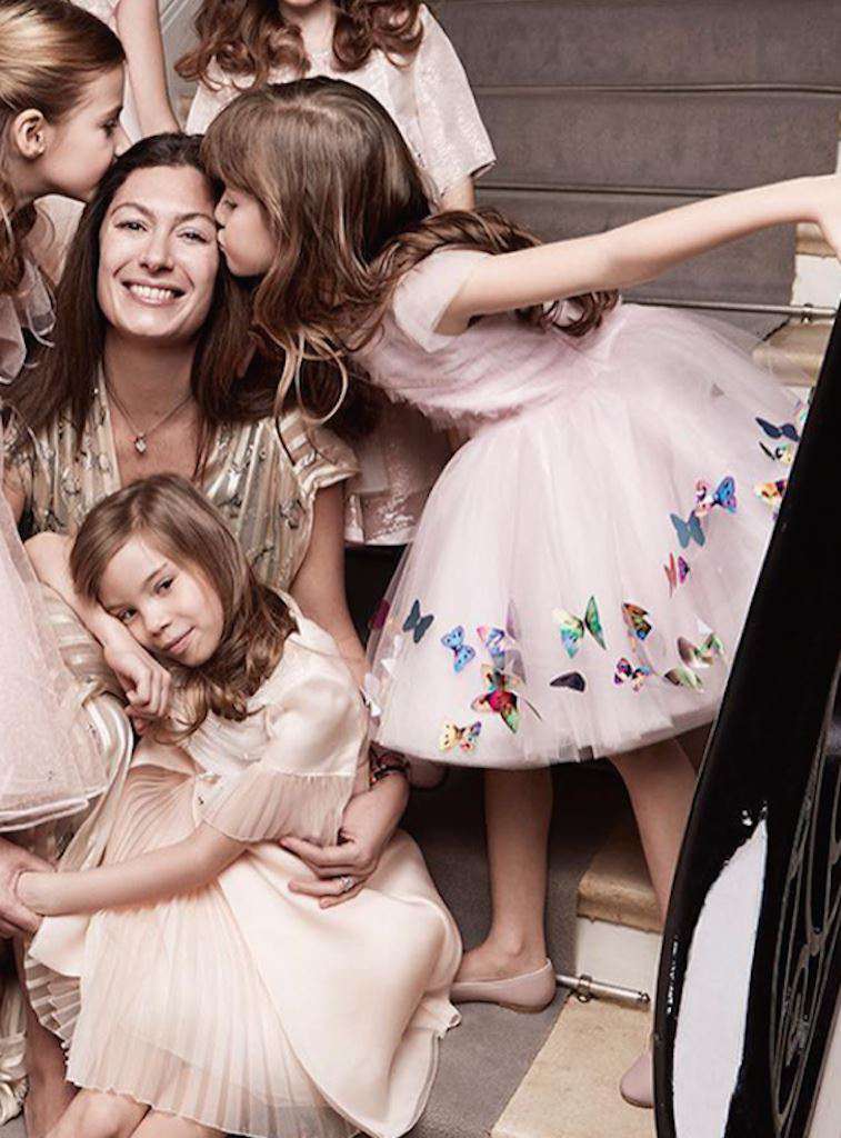 CHRISTIAN DIOR GIRLS ENCHANTED FOREST DRESS 6 YEARS