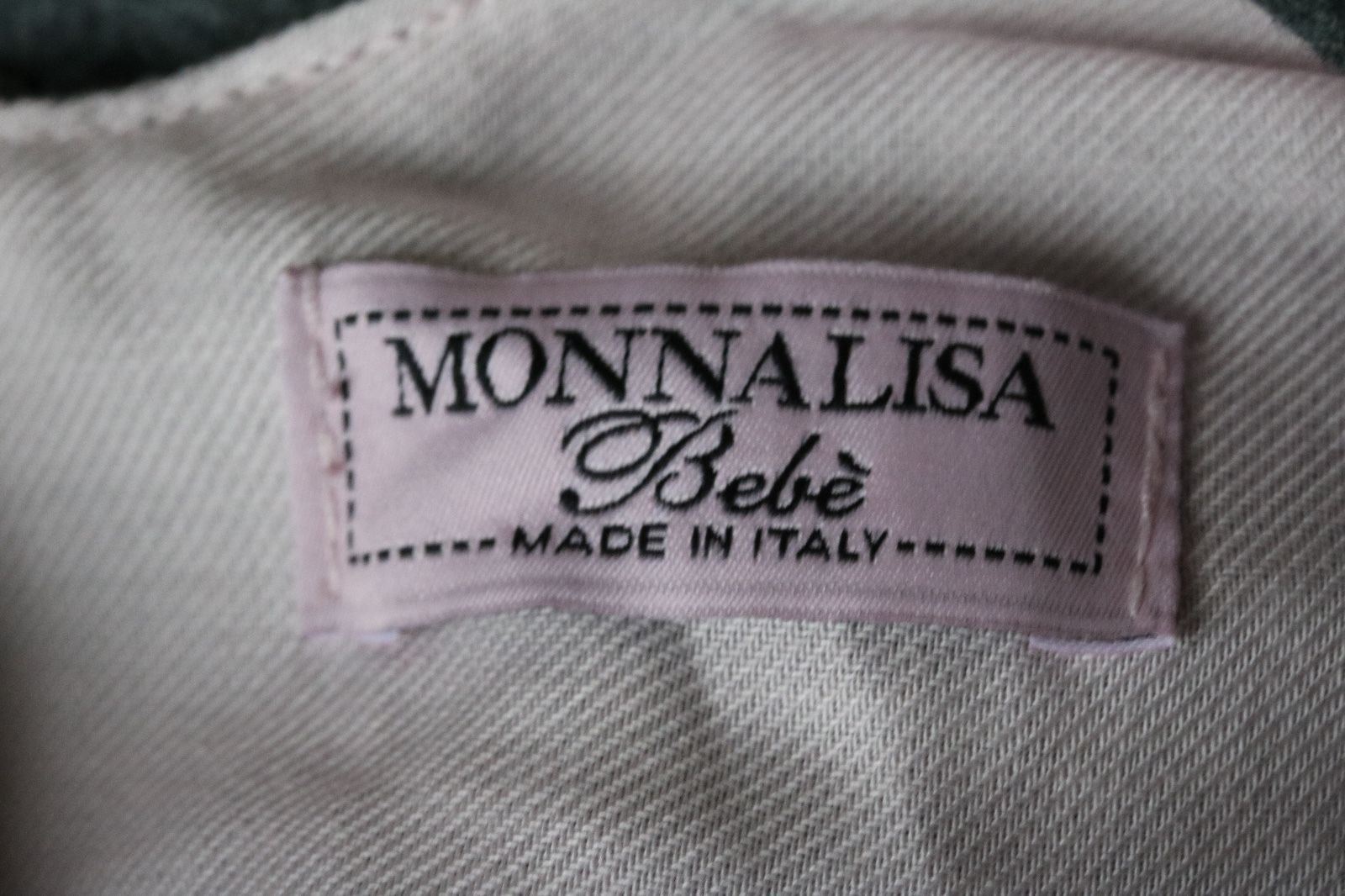 MONNALISA BEBE BABY GIRLS GREY WOOL DRESS 24 MONTHS