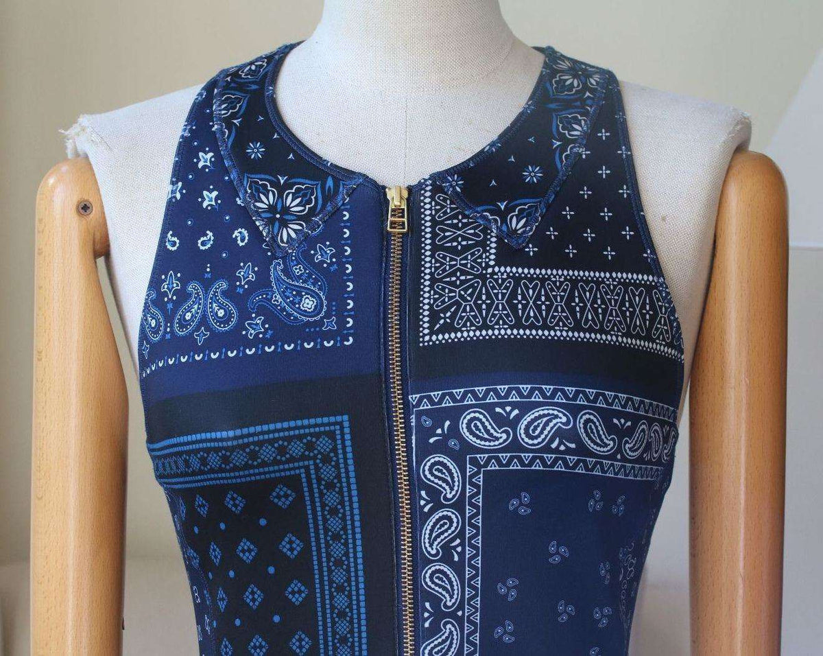 ADIDAS ORIGINALS X OPENING CEREMONY BANDANA PRINT TOP SMALL