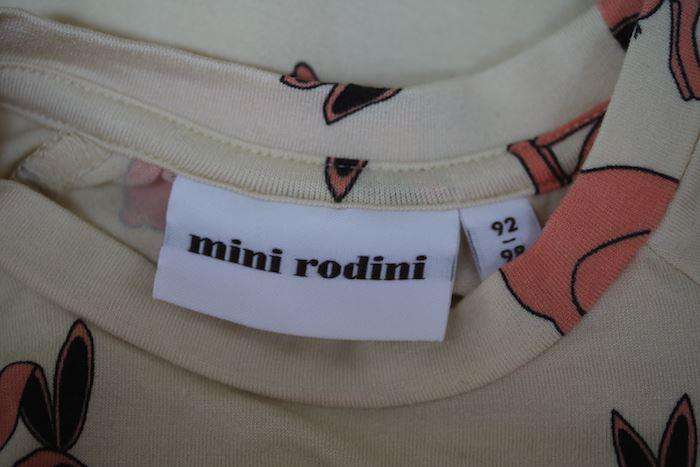 MINI RODINI KIDS IVORY RABBIT PRINT TOP & LEGGINGS SET 2-3 YEARS
