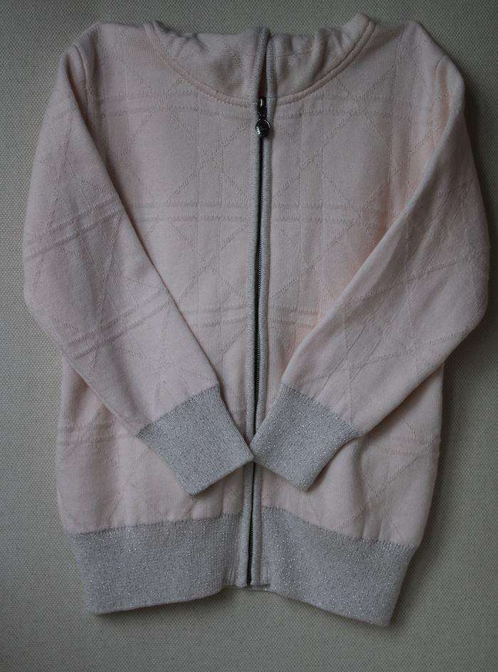 DIOR GIRLS PINK KNIT TRACKSUIT 4 YEARS