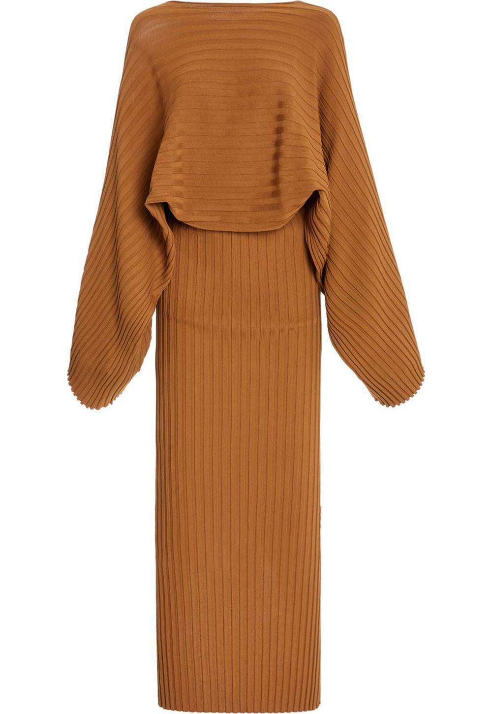 TOTEME MARISTELLA STRETCH KNIT MAXI DRESS LARGE