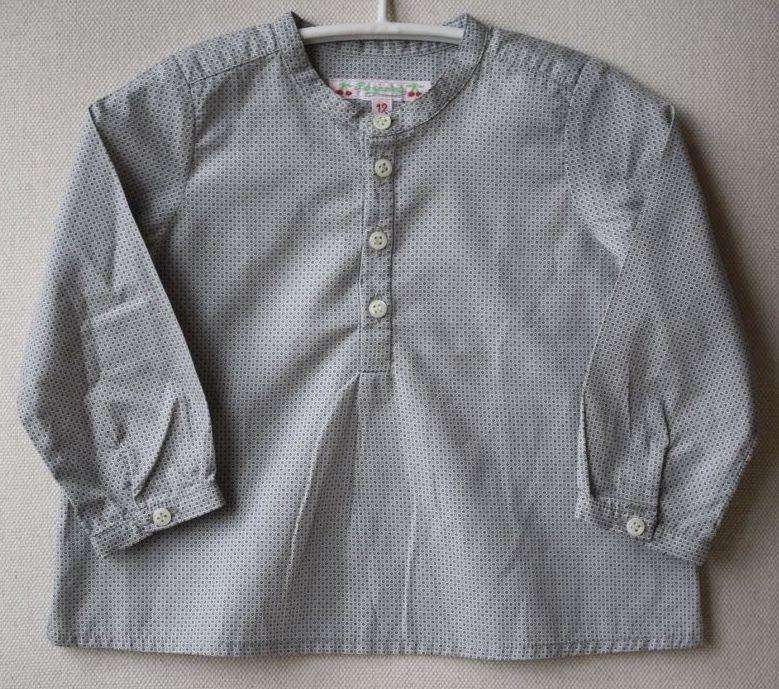 BONPOINT BABY GEO PRINT SHIRT 12 MONTHS