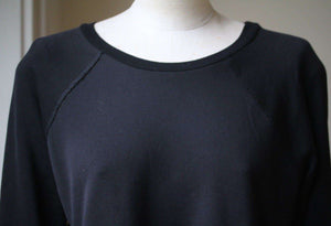 UNRAVEL PROJECT CROPPED RAGLAN SWEATER SMALL