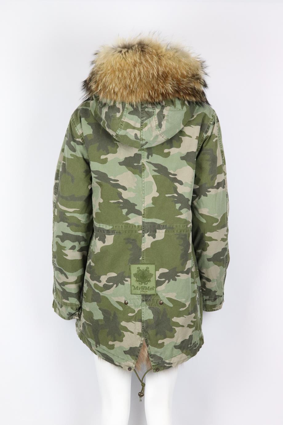 Mr and mrs on sale italy fur lined parka