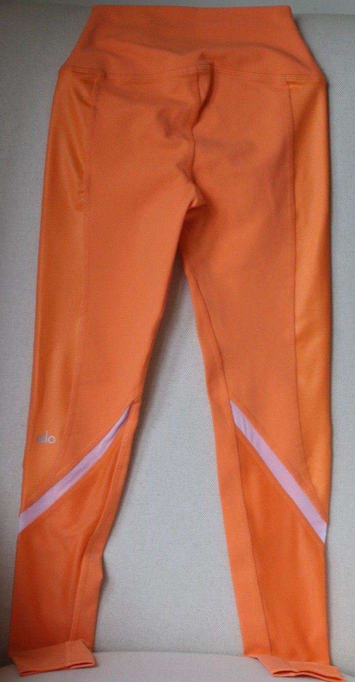 ALO YOGA HIGH-WAISTED ELEVATE LEGGINGS IN SHERBET XXSMALL