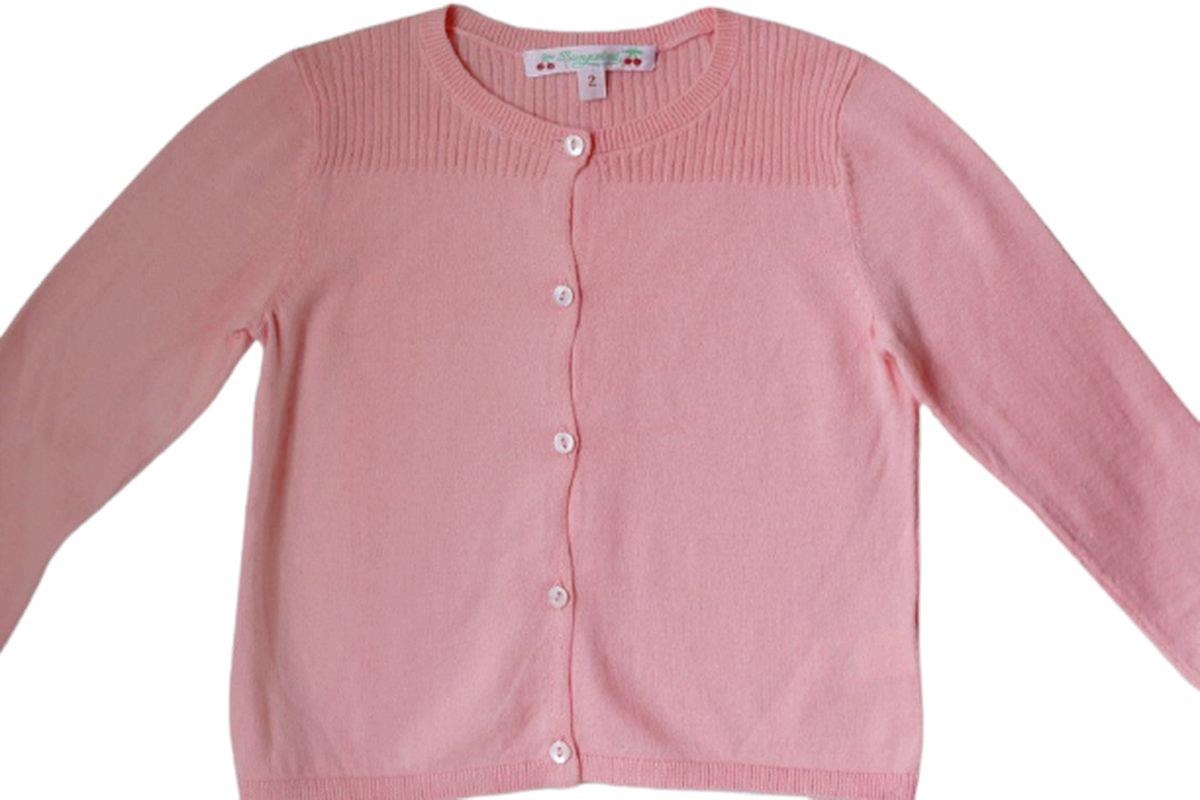 BONPOINT BABY CORAL CARDIGAN 2 YEARS
