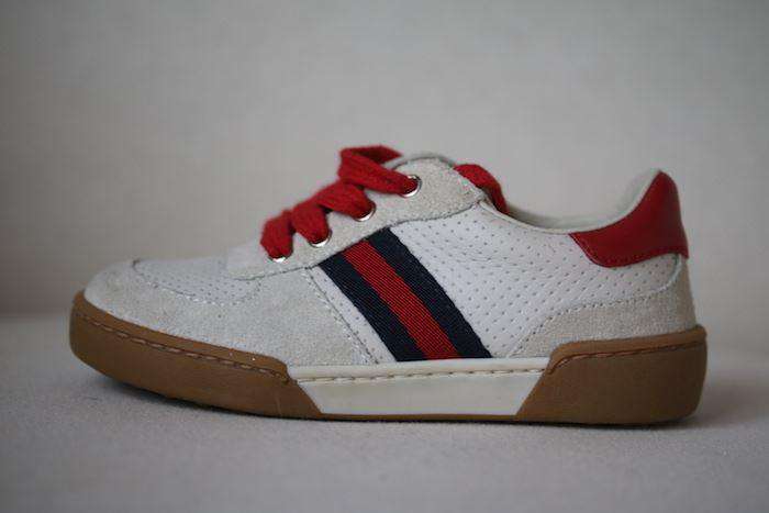 GUCCI KIDS BEIGE ACE TRAINERS EU 24 UK 7