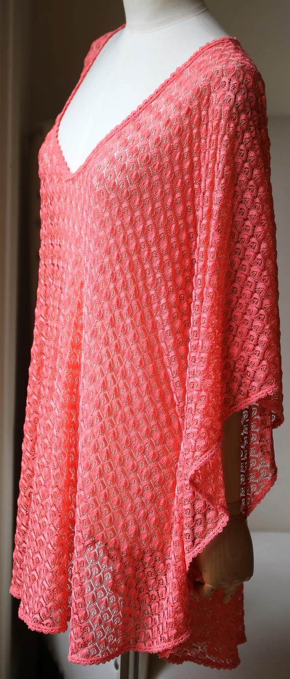MELISSA ODABASH MADISON CROCHET KNIT COVERUP ONE SIZE