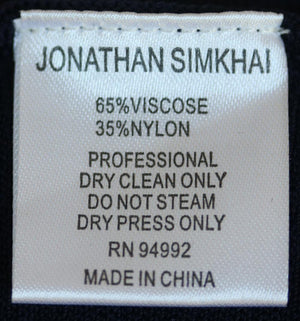 JONATHAN SIMKHAI OFF THE SHOULDER STRETCH KNIT DRESS MEDIUM