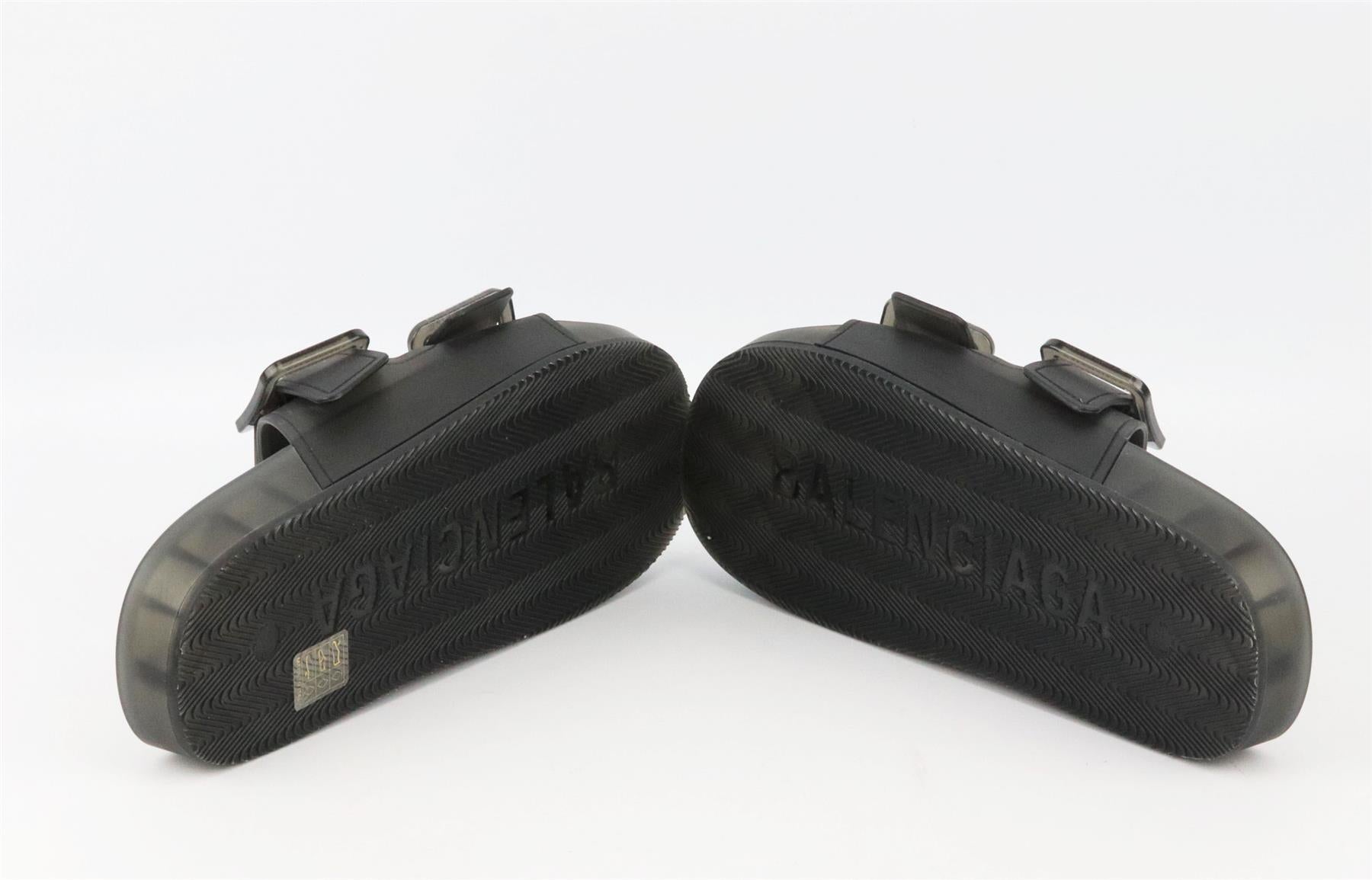 BALENCIAGA MALLORCA RUBBER SLIDES EU 38 UK 5 US 8