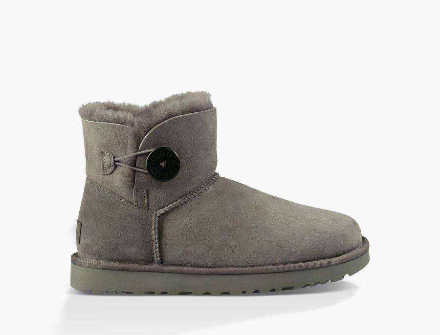 UGG MINI BAILEY BUTTON BOOTS EU 38 UK 5.5 US 7