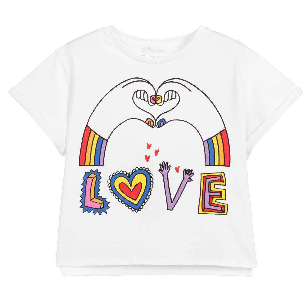 STELLA MCCARTNEY KIDS GIRLS COTTON T-SHIRT 6 YEARS