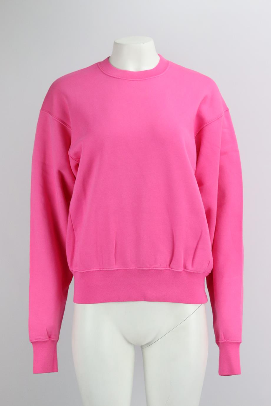 7 DAYS ACTIVE PRINTED COTTON JERSEY SWEATSHIRT XSMALL