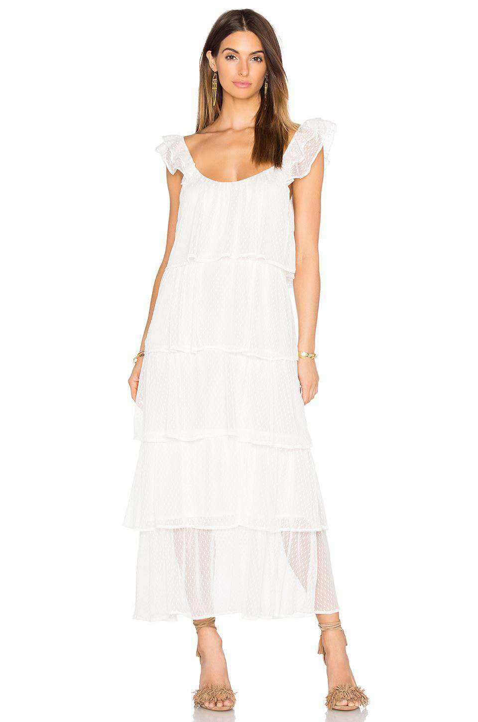 ANINE BING TULLE MAXI DRESS MEDIUM