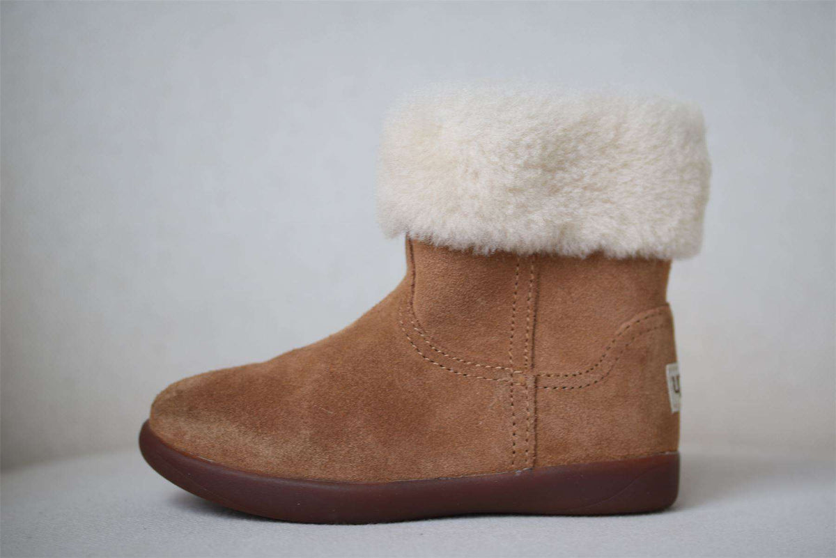 UGG KIDS GIRLS JORIE CHESTNUT BROWN ANKLE BOOTS EU 25 UK 7