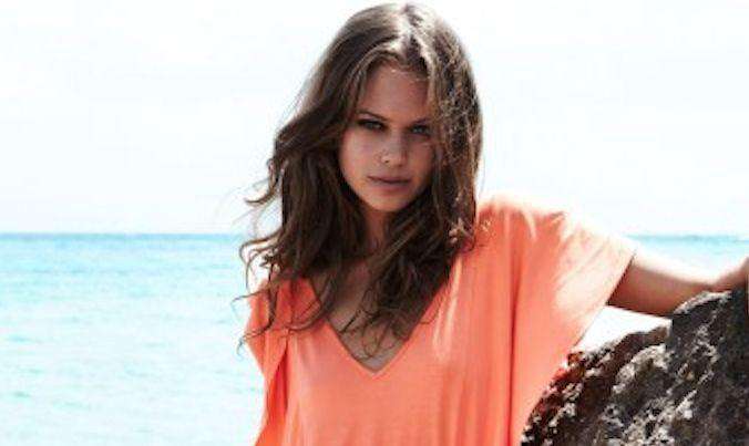 MELISSA ODABASH COVERUP KAFTAN MAXI DRESS SMALL