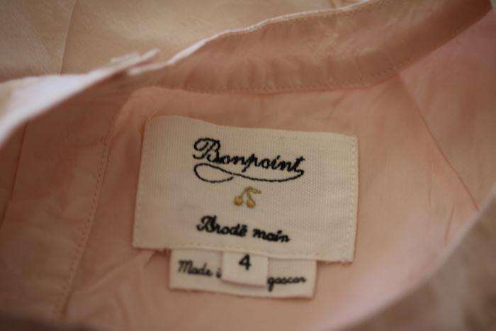 BONPOINT GIRLS PINK ELITE DRESS 4 YEARS