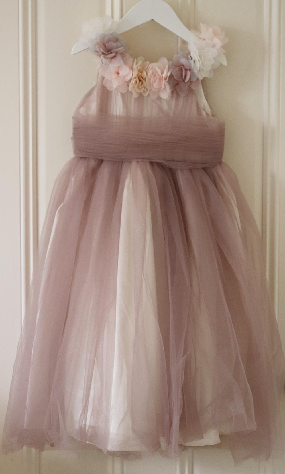 ROMANO PRINCESS KIDS GIRLS SATIN AND TULLE DRESS 6 YEARS
