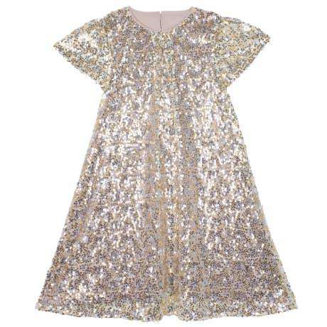 WILD AND GORGEOUS KIDS GIRLS SEQUIN EMBELLISHED DRESS 4-5 YEARS