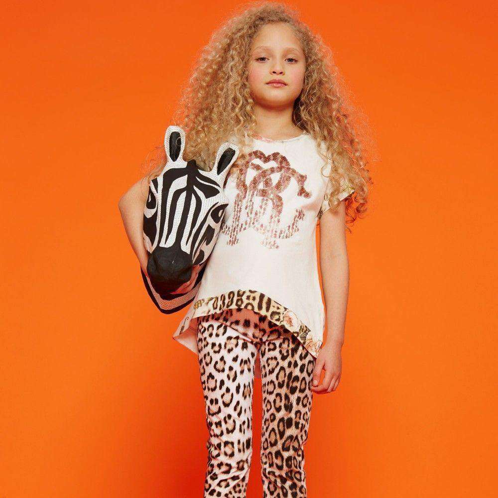 ROBERTO CAVALLI BABY LEOPARD JEANS 24 MONTHS