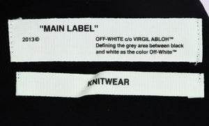 OFF-WHITE C/O VIRGIL ABLOH OPEN BACK KNIT TURTLENECK MINI DRESS IT 38 UK 6