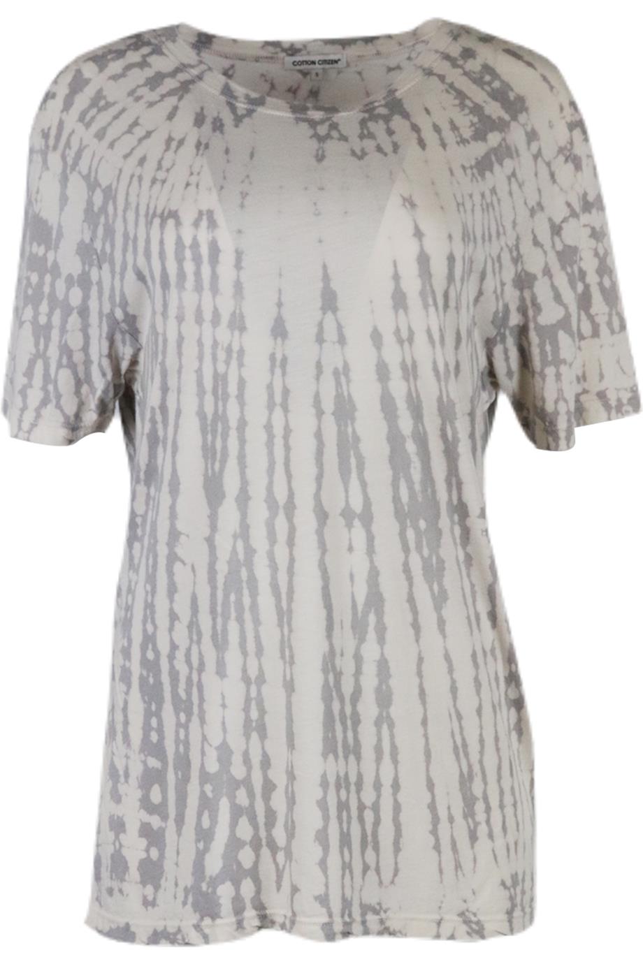 COTTON CITIZEN TIE DYED COTTON BLEND JERSEY T-SHIRT SMALL