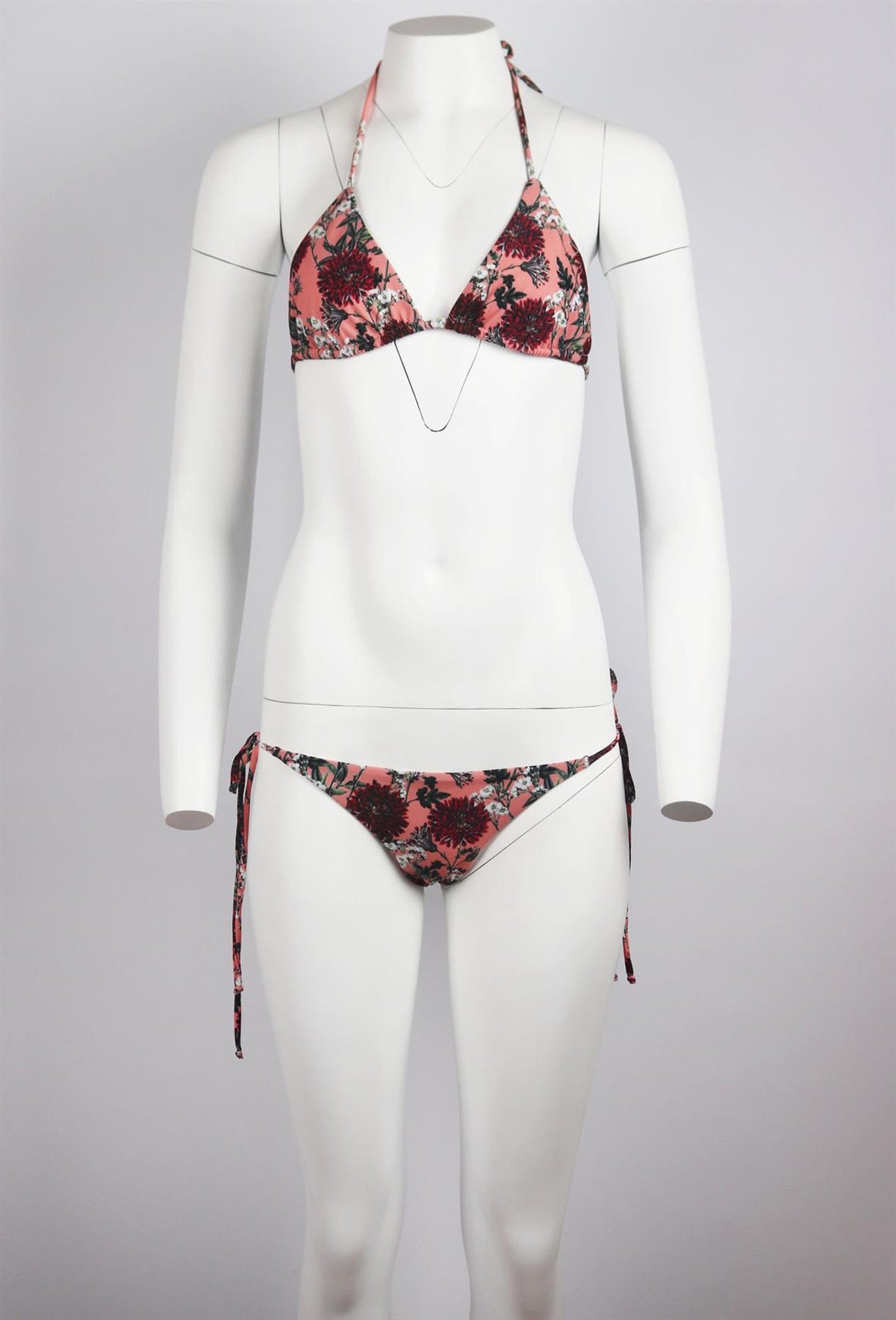 BEACH RIOT FLORAL PRINT TRIANGLE BIKINI SMALL/MEDIUM