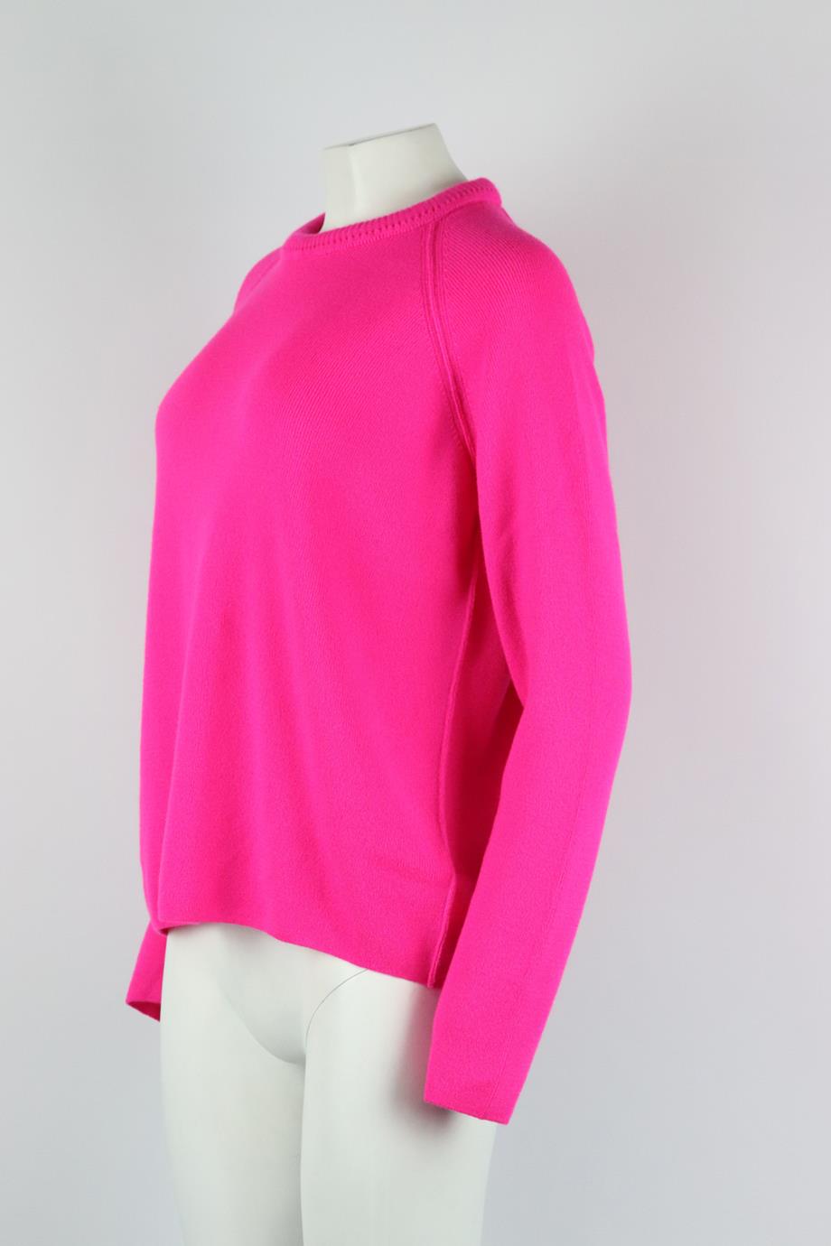 FORTE FORTE WOOL AND CASHMERE BLEND SWEATER UK 12