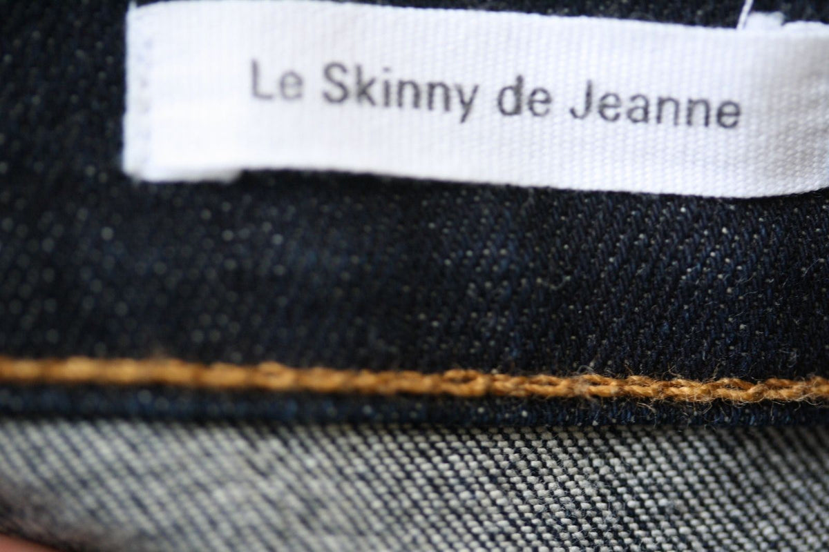 FRAME DENIM LE SKINNY DE JEANNE DISTRESSED JEANS IN LOS FELIZ W25 UK 6/8