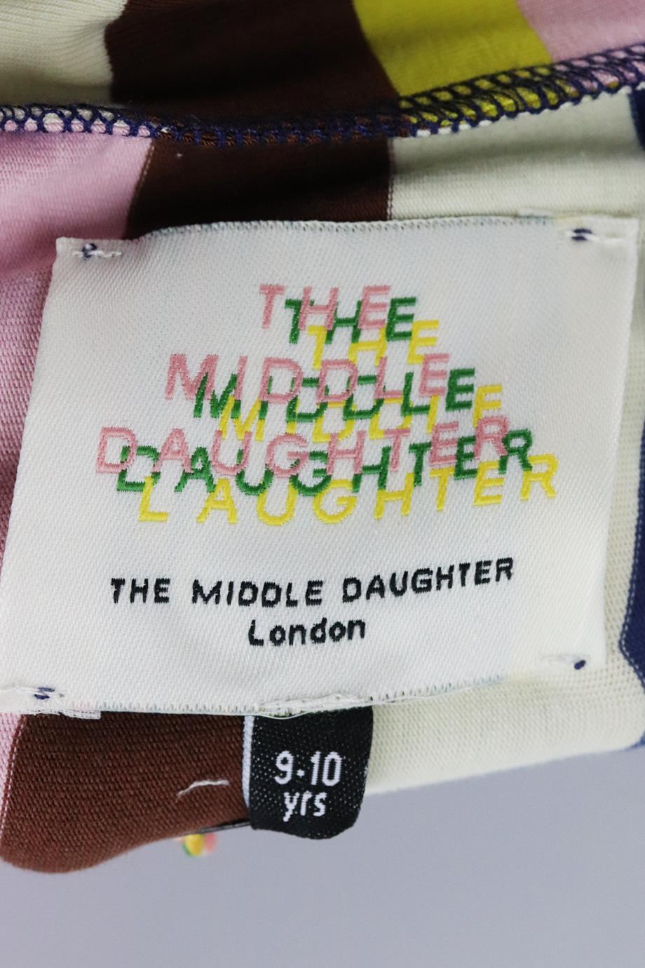 THE MIDDLE DAUGHTER KIDS GIRLS STRIPED TOP AND LEGGING SET 9-10 YEARS