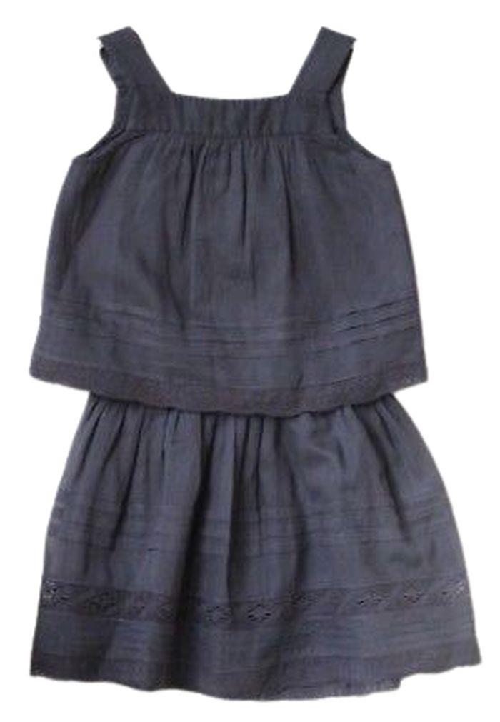BONPOINT GIRLS ELIJA BLOUSE AND EXQUISE SKIRT 4 YEARS