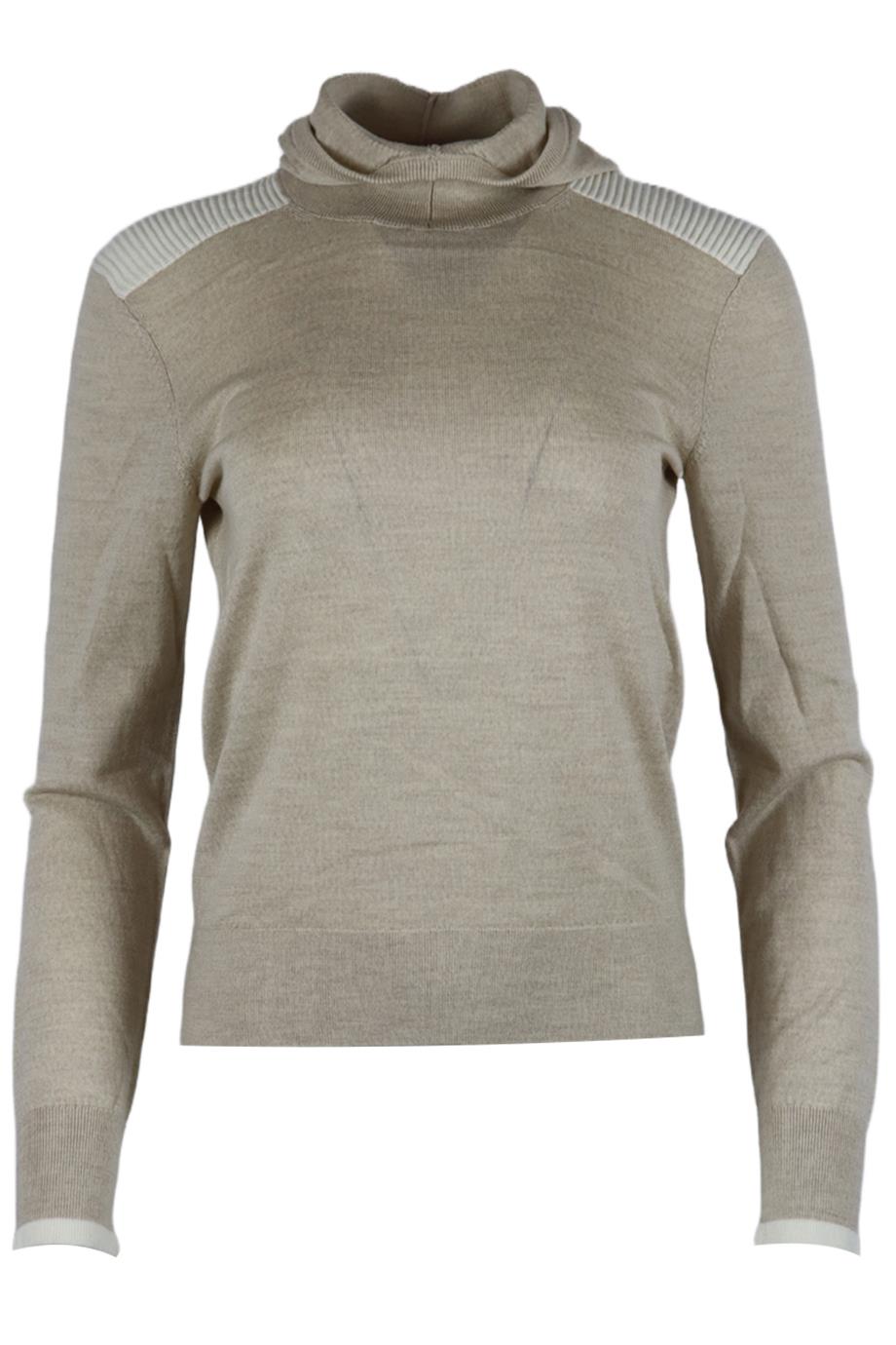 ERIN SNOW HOODED WOOL SWEATER SMALL