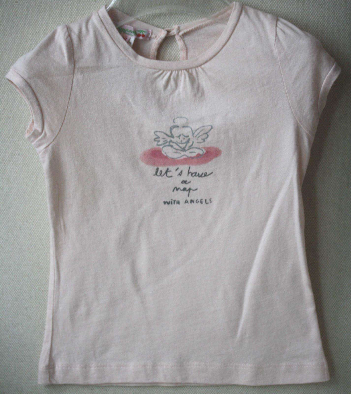 BONPOINT BABY PINK TEE T-SHIRT 2 YEARS