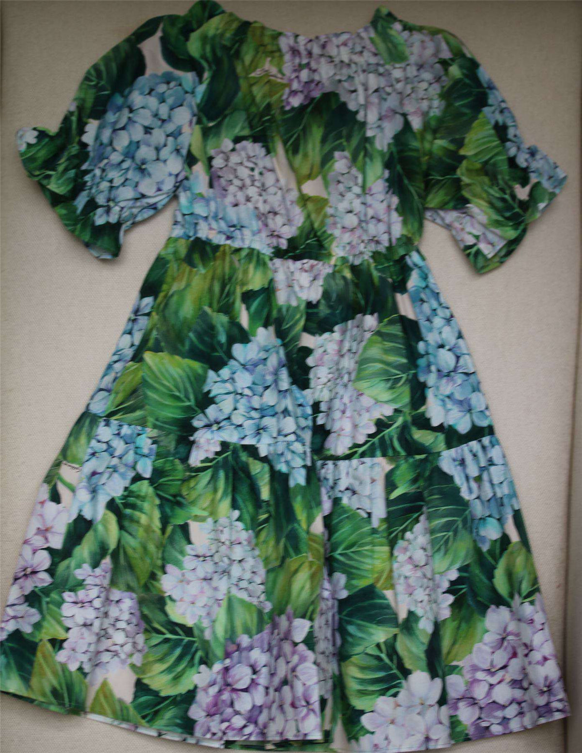DOLCE & GABBANA GIRLS ORTENSIA DRESS 4 YEARS