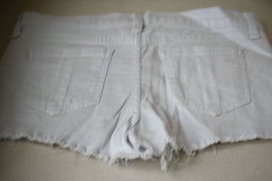 RAG AND BONE MILA TATTERED ARCTIC DENIM SHORTS W27 UK 8/10