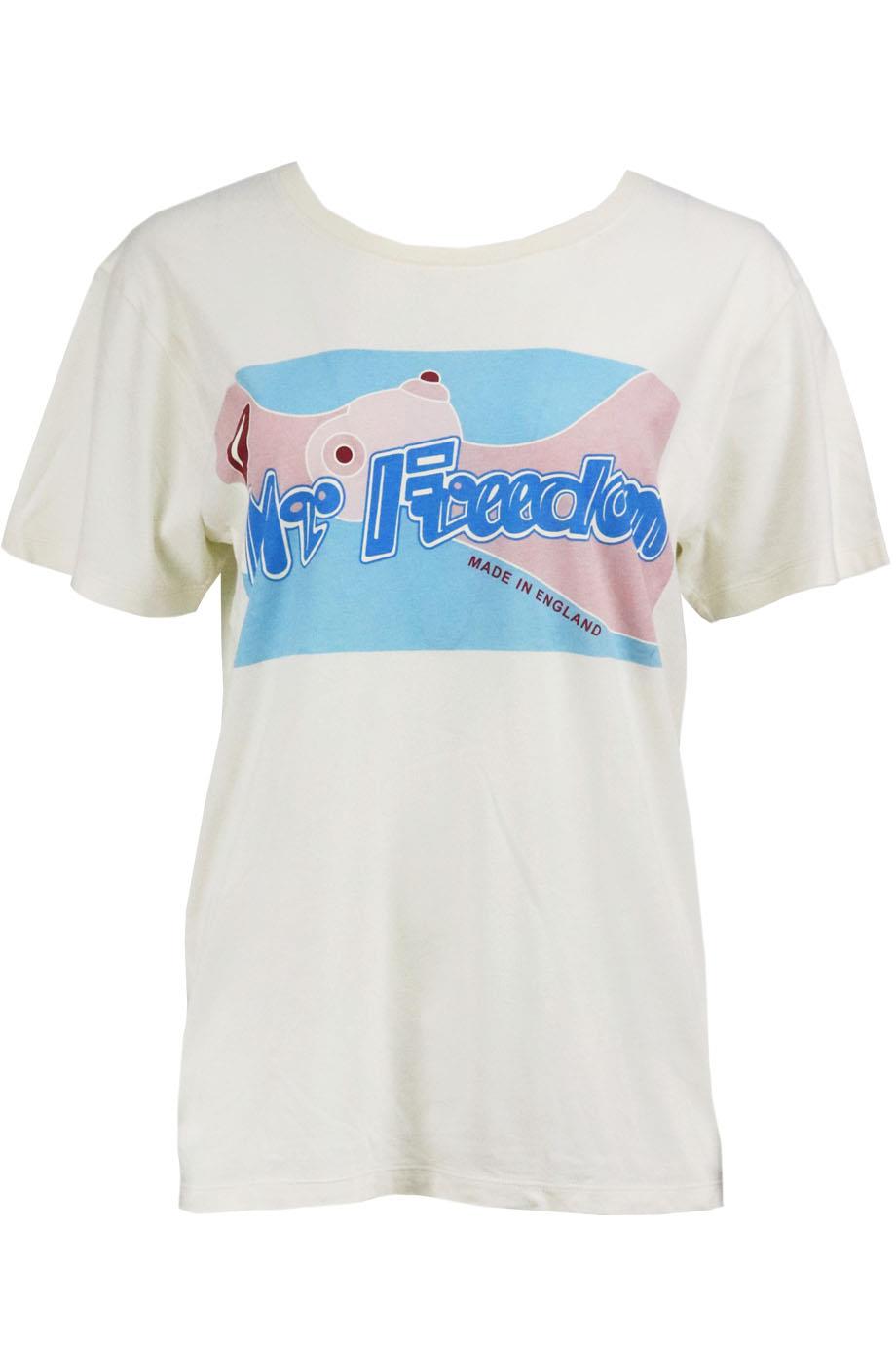 GUCCI PRINTED COTTON JERSEY T-SHIRT XXSMALL