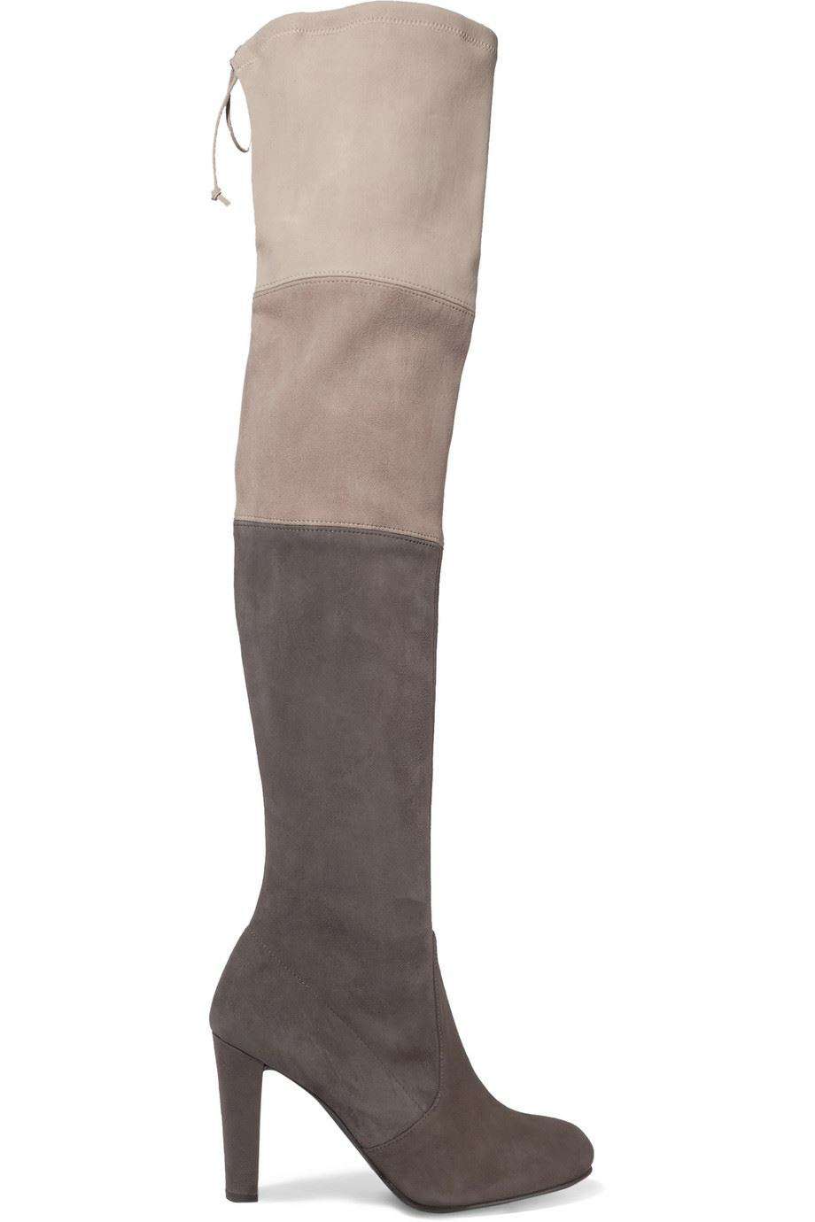 STUART WEITZMAN TROIKA STRETCH SUEDE OVER THE KNEE BOOTS EU 38 UK 5 US 7