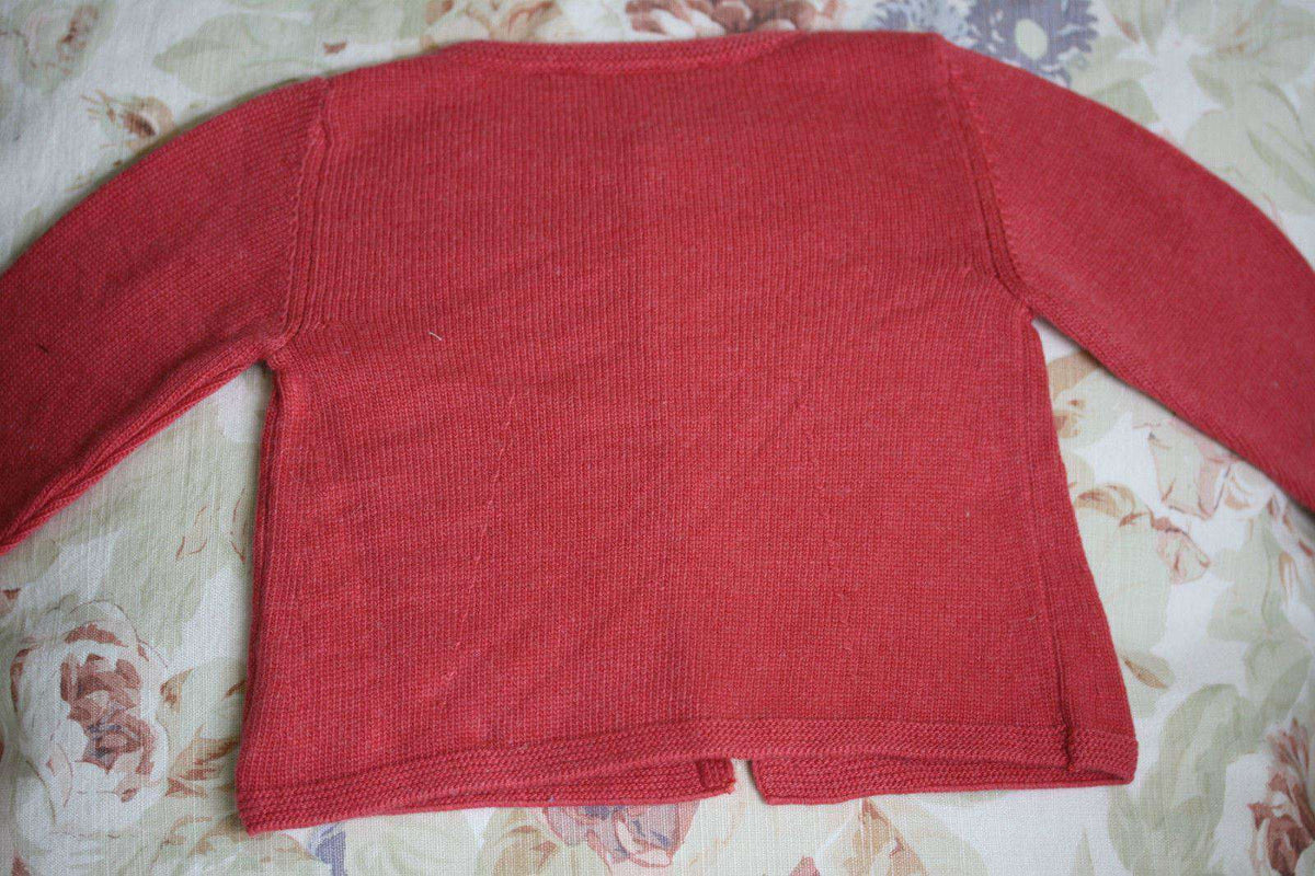 BABY DIOR RASPBERRY PINK KNITTED CARDIGAN 3 MONTHS