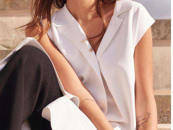 STELLA MCCARTNEY IVORY SLEEVELESS TOP IT 38 UK 6/8