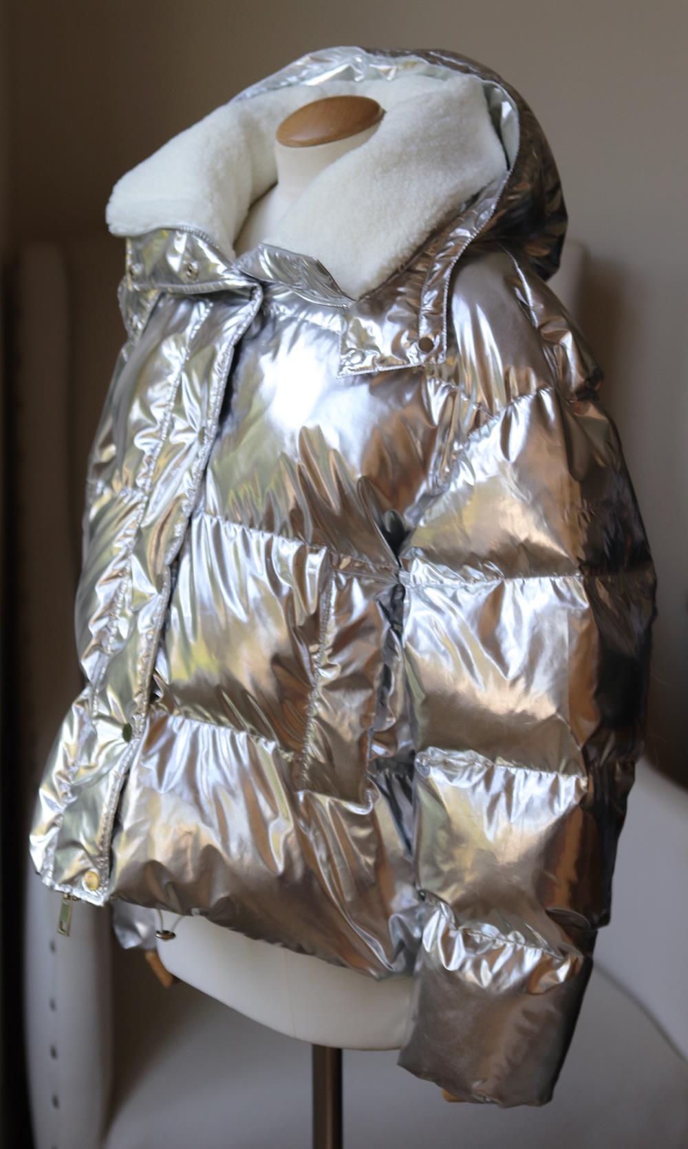 P.A.R.O.S.H. METALLIC SHELL PADDED JACKET LARGE