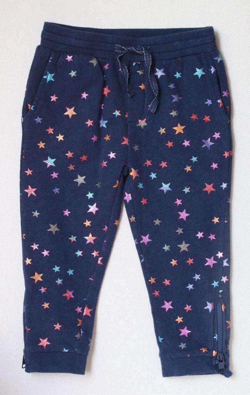 STELLA MCCARTNEY KIDS NAVY BLUE STAR PRINT TRACKSUIT BOTTOMS 4 YEARS