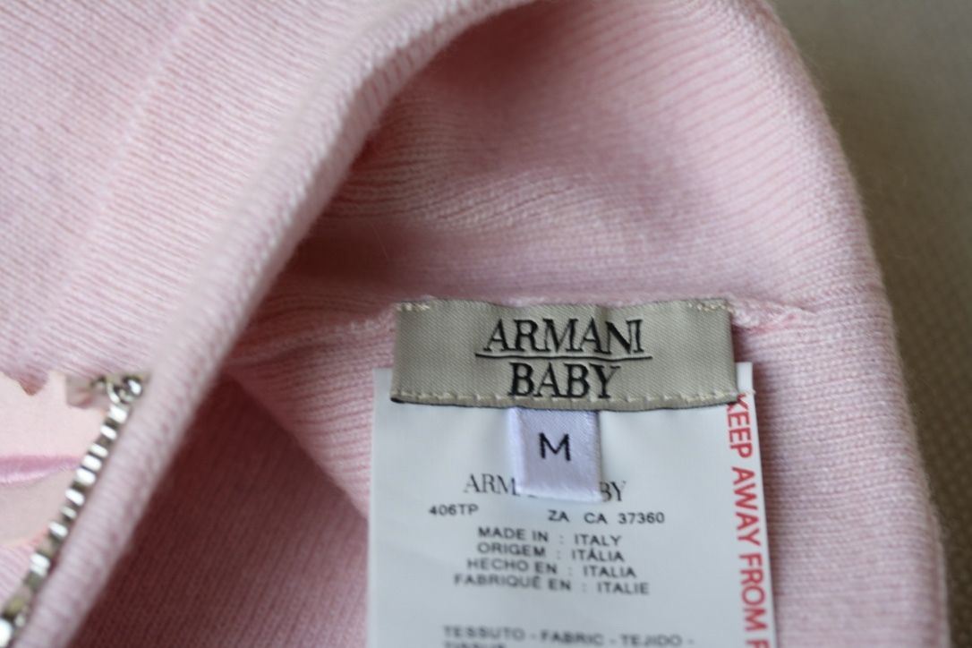 ARMANI BABY PINK WOOL BLEND HAT MEDIUM 4-6 YEARS