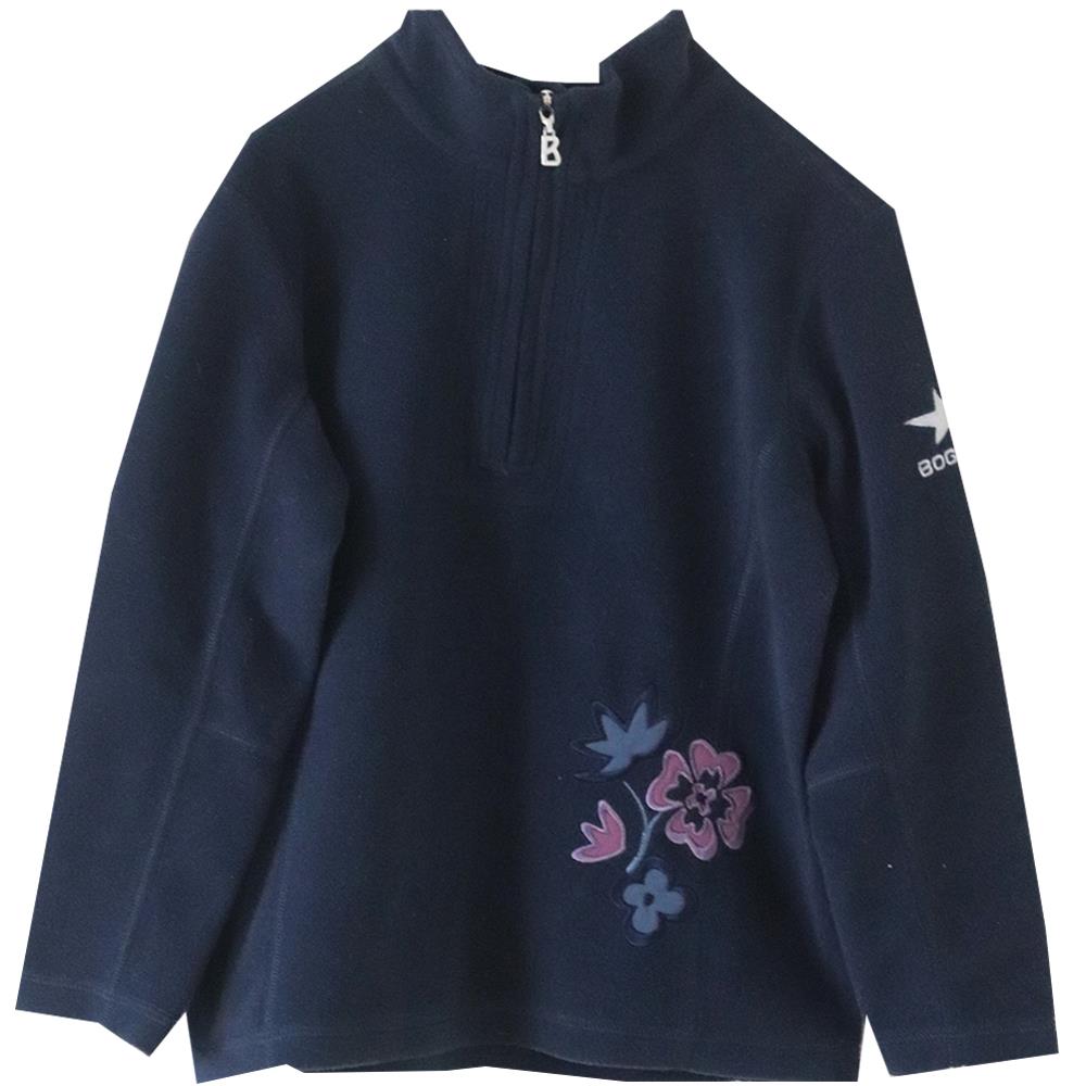 BOGNER KIDS GIRLS FLORAL THERMAL SWEATSHIRT SMALL