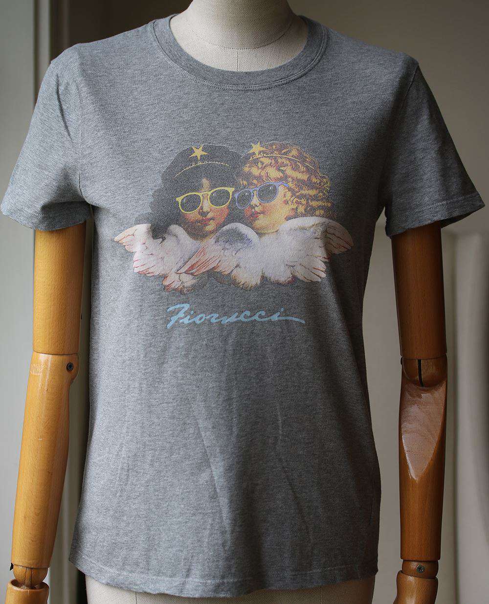 FIORUCCI VINTAGE ANGELS-GRAPHIC COTTON T-SHIRT XSMALL