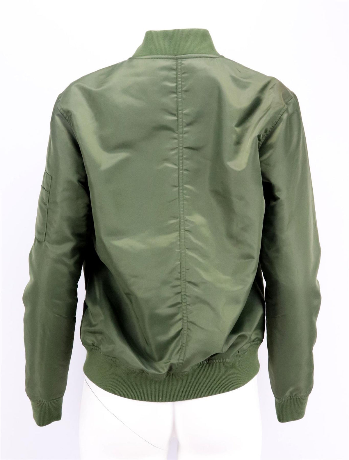 FRAME + LARA STONE EMBROIDERED SHELL BOMBER JACKET XSMALL