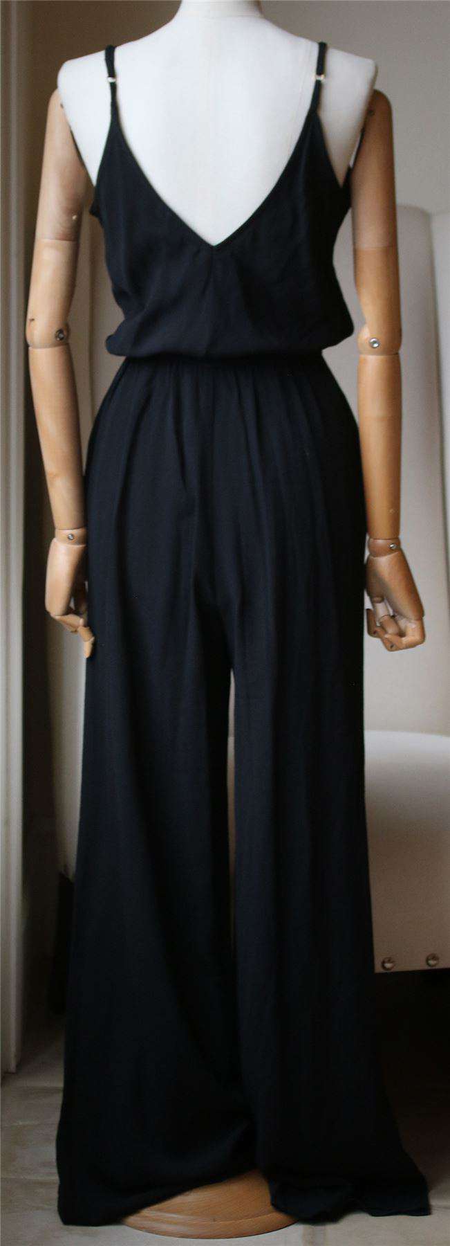 FLYNN SKYE DRESSY V NECK JUMPSUIT XSMALL