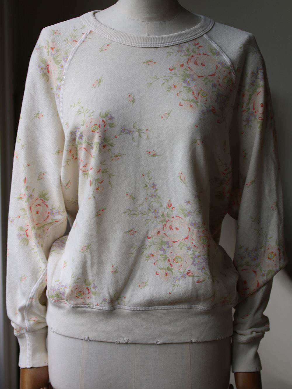 THE GREAT COLLEGE FLORAL COTTON SWEATER 0 UK 6