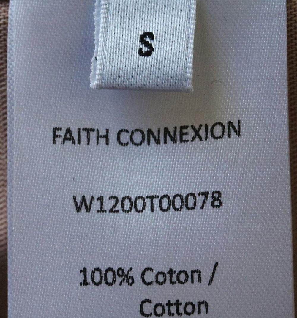 FAITH CONNEXION OVERSIZED COTTON PARKA JACKET SMALL