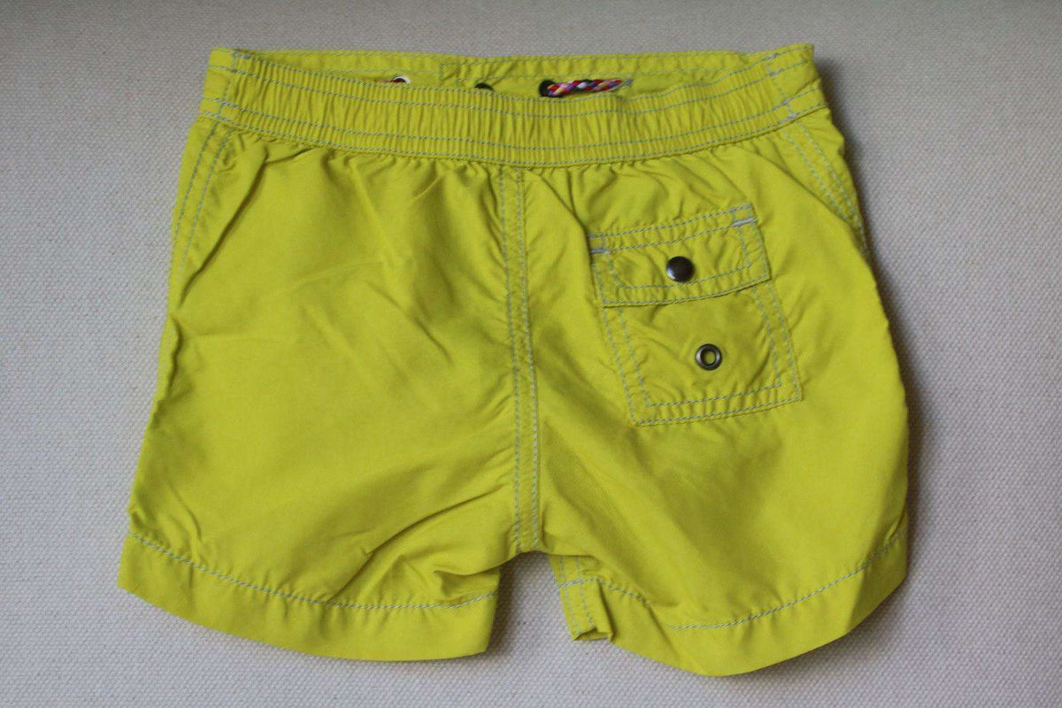 BONPOINT BABY LIME GREEN SWIM TRUNKS SHORTS 18 MONTHS